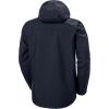 Helly-Hansen mens Moss Hooded Waterproof Windproof Raincoat Jacket(Navy)