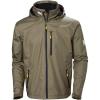 Helly-Hansen Mens Crew Hooded Waterproof Sailing Jacket(720 Fallen Rock)