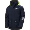 Helly-Hansen Pier 3.0 Coastal Sailing Jacket for Men – Waterproof, Windproof, and Breathable, with Packable Neon Yellow Hood(597 Navy)