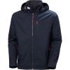 Helly-Hansen mens Moss Hooded Waterproof Windproof Raincoat Jacket(597 Navy)