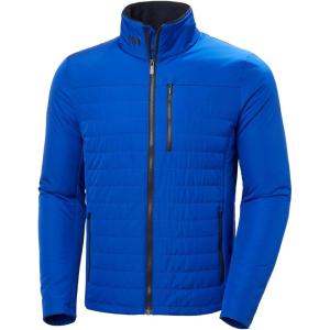 Helly-Hansen Crew Insulator Jacket 2.0 Men Lightweight Warm Sailing Jacket, Water Resistant Windproof Primaloft Insulation(543 Cobalt 2.0)