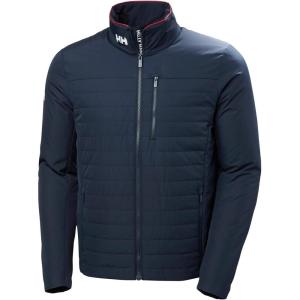Helly-Hansen Crew Insulator Jacket 2.0 Men Lightweight Warm Sailing Jacket, Water Resistant Windproof Primaloft Insulation(597 Navy)