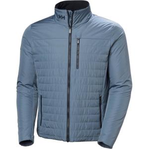 Helly-Hansen Crew Insulator Jacket 2.0 Men Lightweight Warm Sailing Jacket, Water Resistant Windproof Primaloft Insulation(601 Washed Navy)