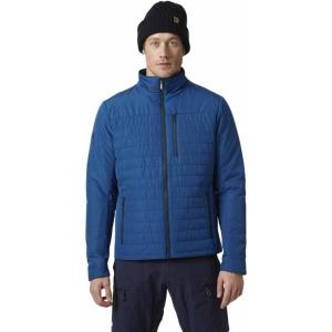 Helly-Hansen Crew Insulator Jacket 2.0 Men Lightweight Warm Sailing Jacket, Water Resistant Windproof Primaloft Insulation(606 Deep Fjord)
