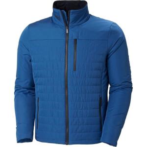 Helly-Hansen Crew Insulator Jacket 2.0 Men Lightweight Warm Sailing Jacket, Water Resistant Windproof Primaloft Insulation(636 Azurite)