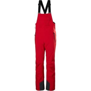 Helly-Hansen Legendary Insulated Bib Pant for Women – Durable, Waterproof, Breathable Snow Pant for Ski Adventures(162 Red)