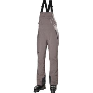 Helly-Hansen Legendary Insulated Bib Pant for Women – Durable, Waterproof, Breathable Snow Pant for Ski Adventures(656 Sparrow Grey)
