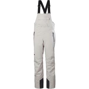 Helly-Hansen Legendary Insulated Bib Pant for Women – Durable, Waterproof, Breathable Snow Pant for Ski Adventures(917 Mellow Grey)