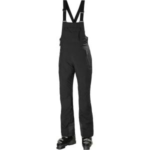 Helly-Hansen Legendary Insulated Bib Pant for Women – Durable, Waterproof, Breathable Snow Pant for Ski Adventures(990 Black)
