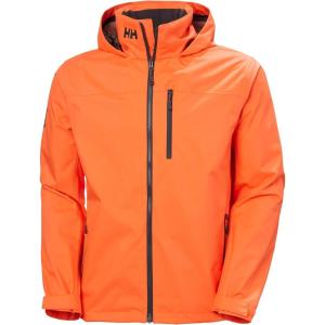 Helly-Hansen Mens Crew Hooded Waterproof Sailing Jacket(307 Flame)