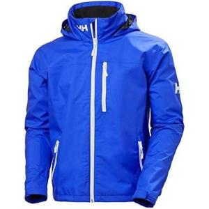 Helly-Hansen Mens Crew Hooded Waterproof Sailing Jacket(514 Royal Blue)