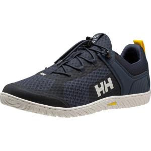 Helly-Hansen Mens HP Foil V2 Lightweight Breathable Sailing Watersports Shoes(597 Navy/Off White)