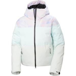 Helly-Hansen Nora Short Puffy Jacket For Women, Skiing-Jackets, Seam Sealed, Insulated Baffles, Brushed Lining Pockets(687 Reflections Aop)