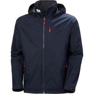 Helly-Hansen mens Moss Hooded Waterproof Windproof Raincoat Jacket(597 Navy)