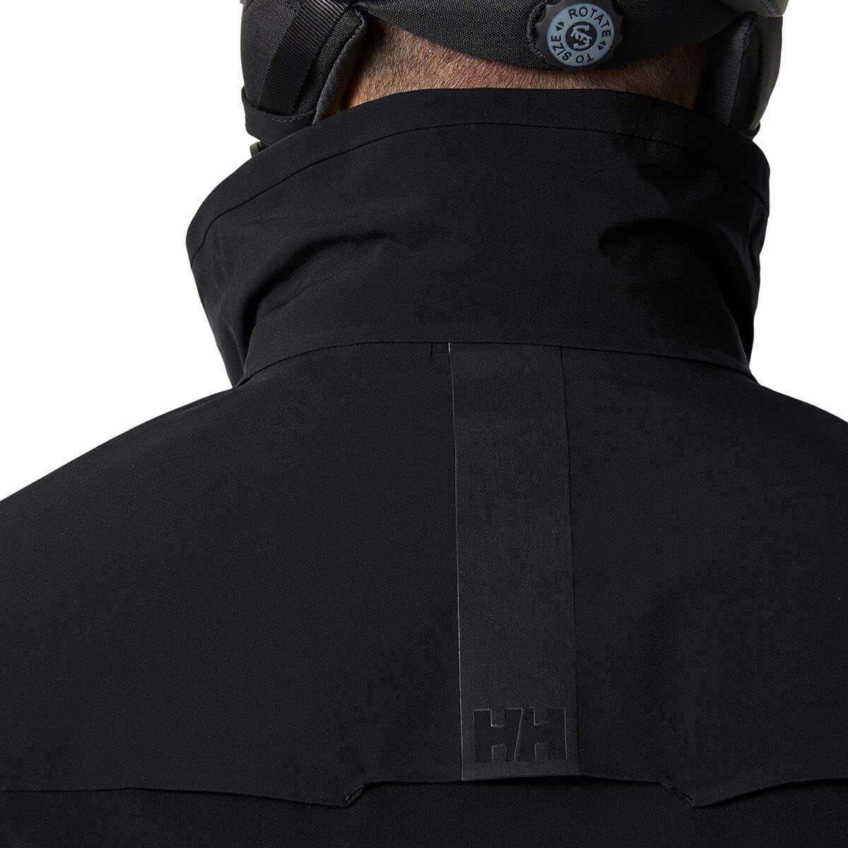 imageHelly Hansen Steilhang 20 Jacket Mens SkiingJackets Seam Sealed 4Way Stretch Ventilated With Dual Chest Pockets990 Black