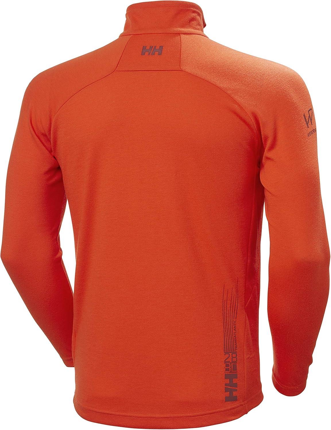 imageHellyHansen 54213 Mens HP 12 Zip Pullover Sweater149 Cherry Tomato