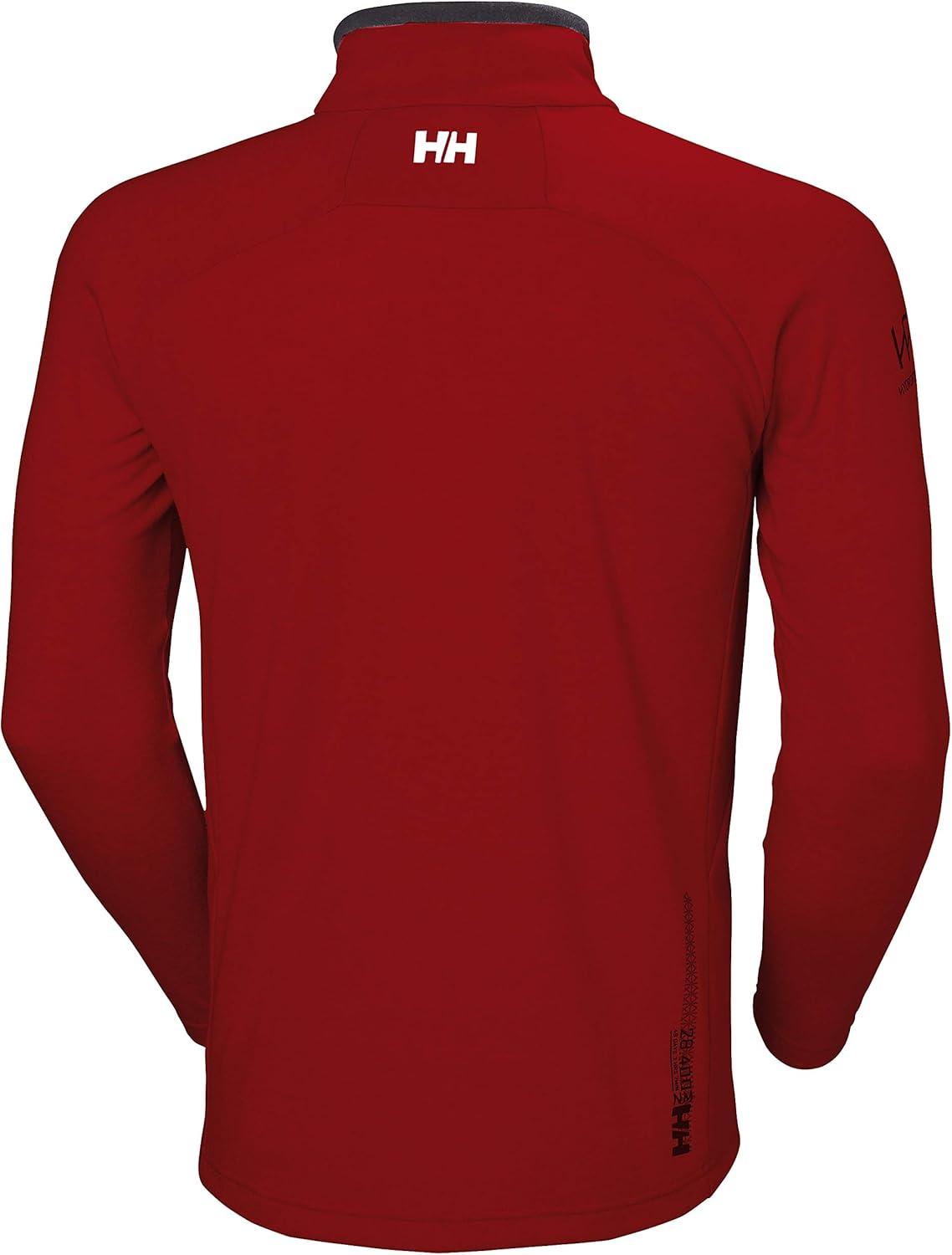 imageHellyHansen 54213 Mens HP 12 Zip Pullover Sweater163 Red