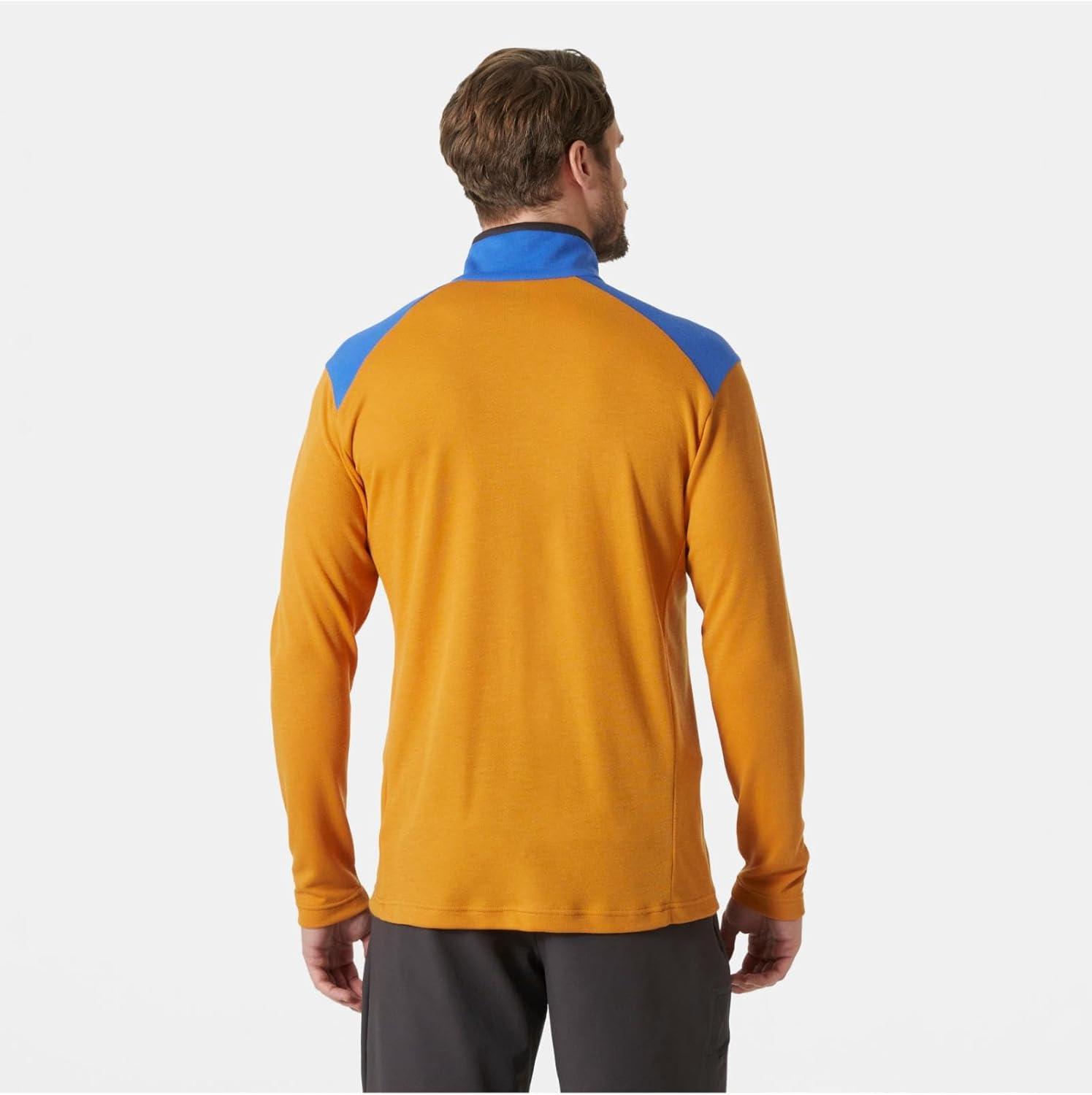 imageHellyHansen 54213 Mens HP 12 Zip Pullover Sweater399 Mustard