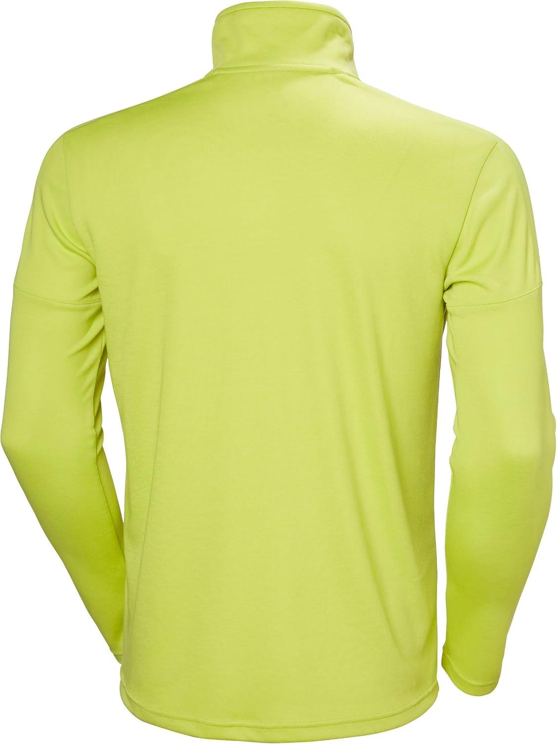 imageHellyHansen 54213 Mens HP 12 Zip Pullover Sweater410 Cyber Lime