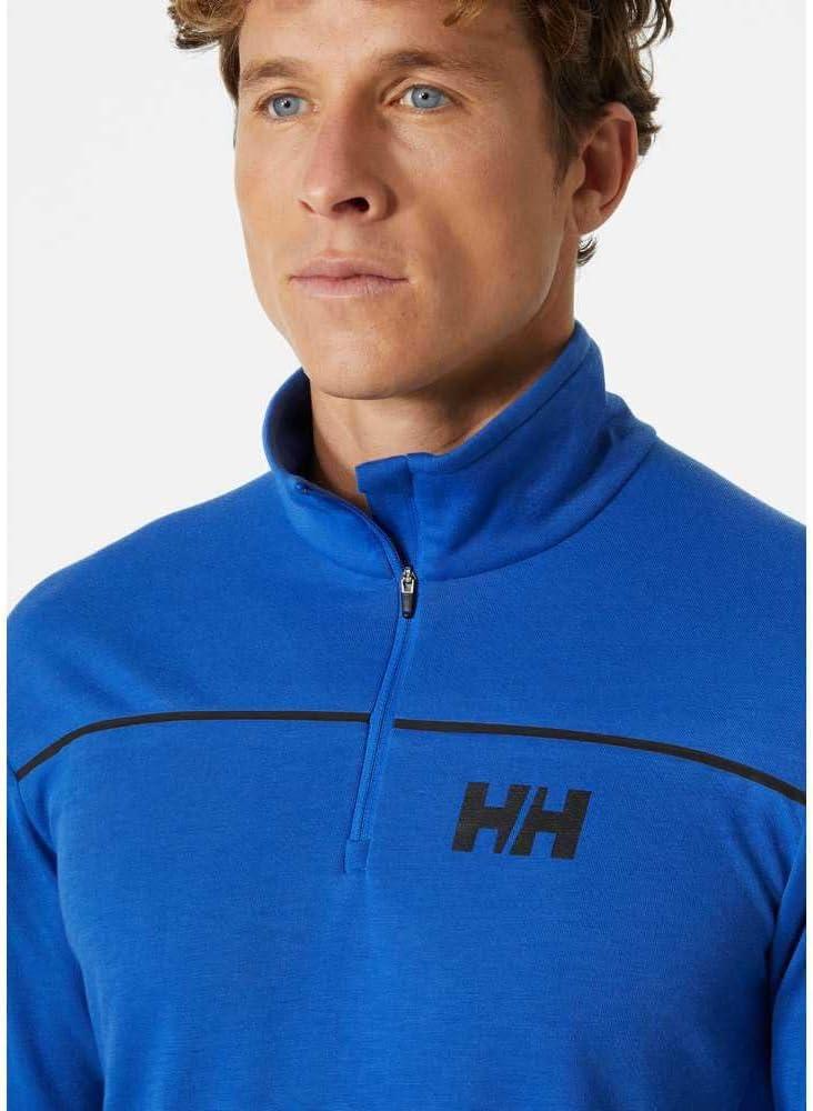 imageHellyHansen 54213 Mens HP 12 Zip Pullover Sweater543 Cobalt 20