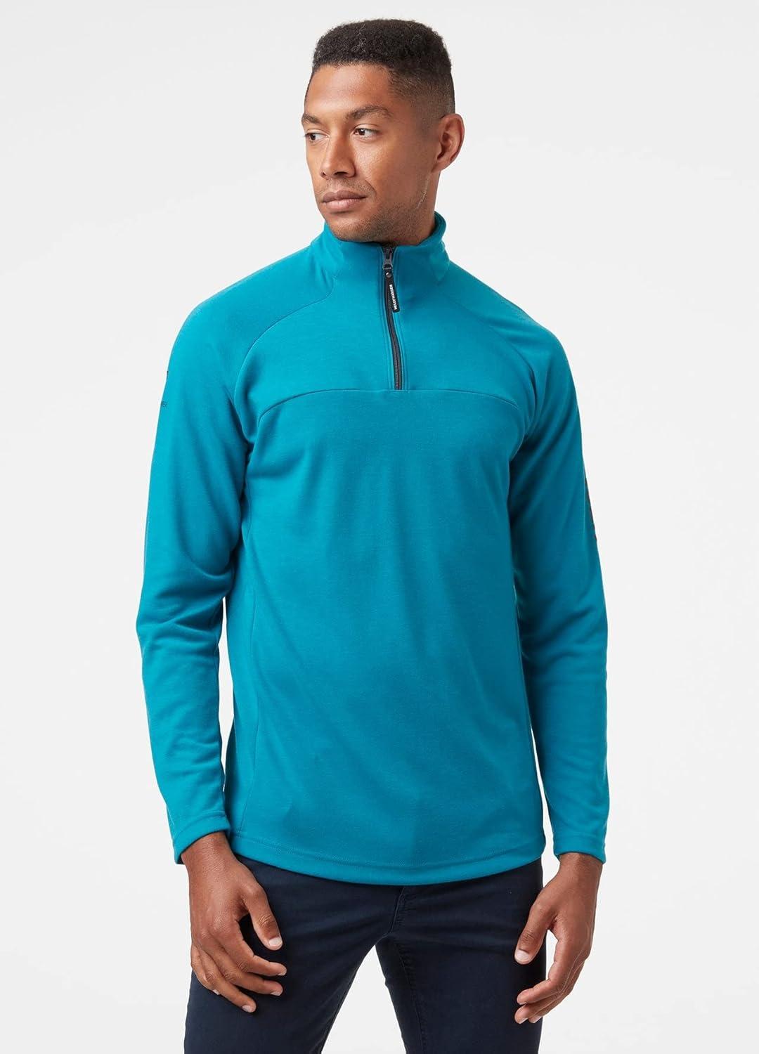 imageHellyHansen 54213 Mens HP 12 Zip Pullover Sweater642 Teal