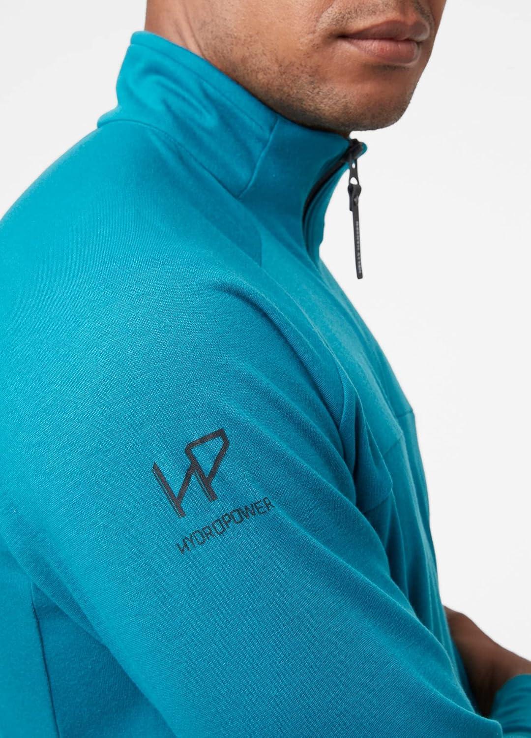 imageHellyHansen 54213 Mens HP 12 Zip Pullover Sweater642 Teal