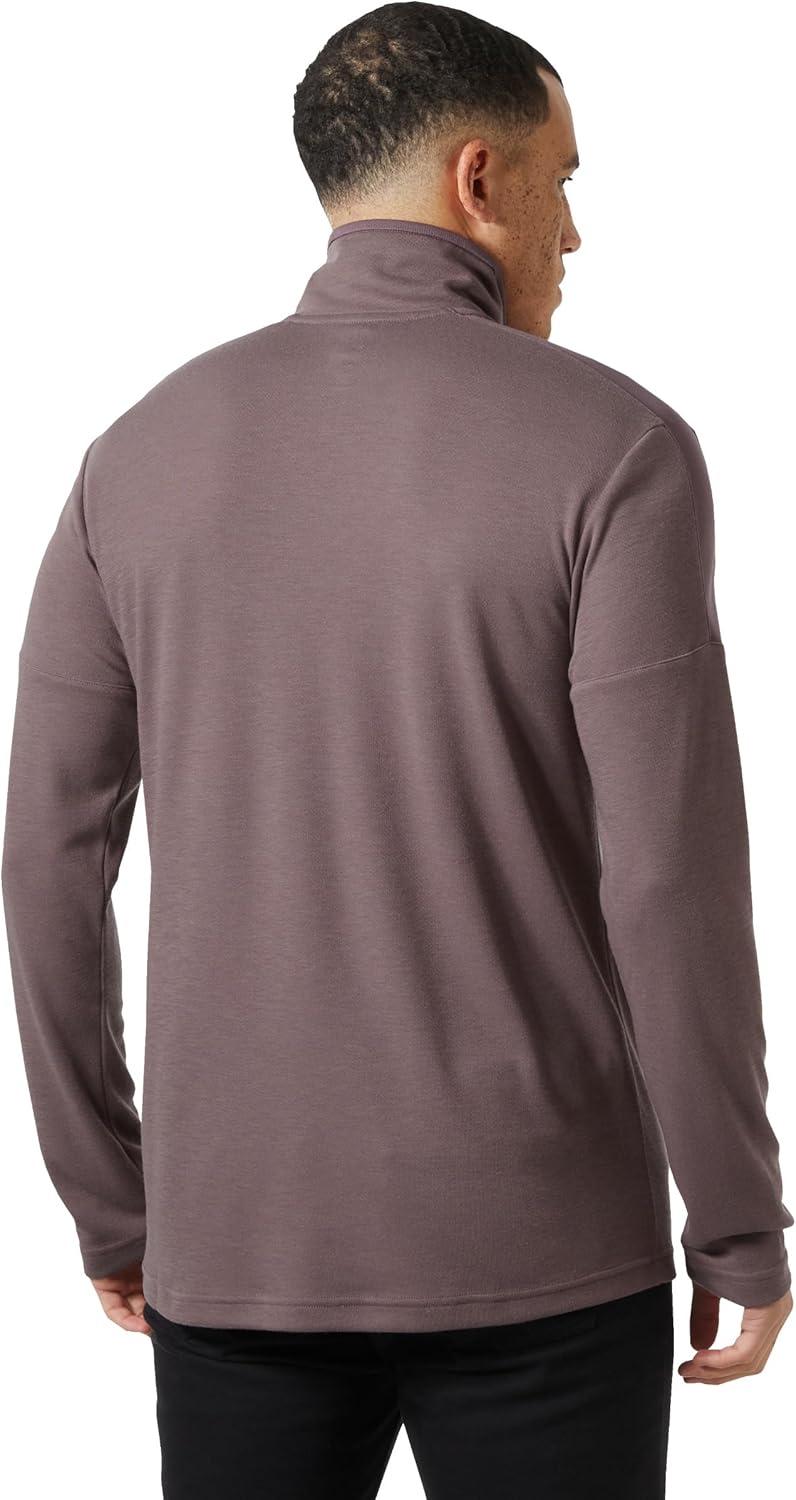 imageHellyHansen 54213 Mens HP 12 Zip Pullover Sweater656 Sparrow Grey