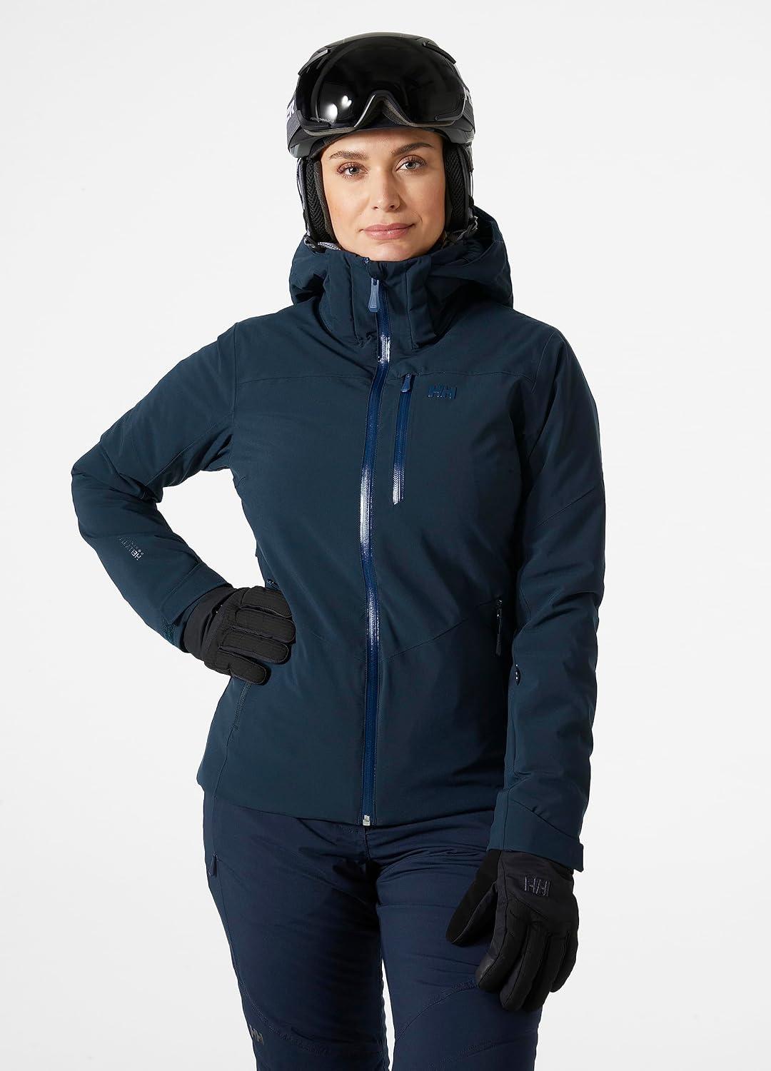 imageHellyHansen Alphelia Jacket for Women Skiing Jackets with HELLY TECH PROFESSIONAL Synthetic Insulation Seam Sealed597 Navy