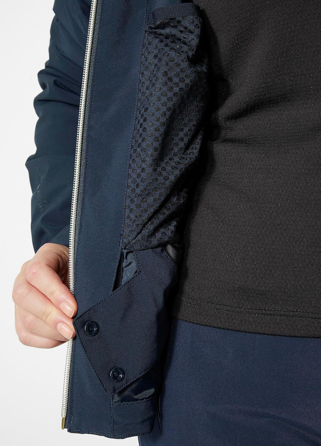 imageHellyHansen Avanti Jacket for Women Waterproof Insulated Skiing Jacket Perfect Winter Coat for Outdoor Activities599 Navy