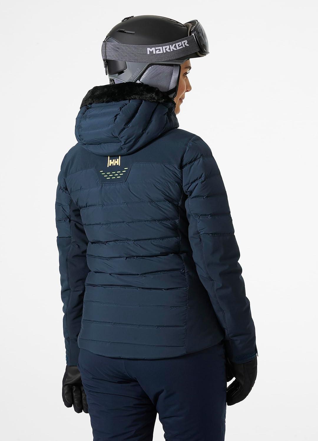 imageHellyHansen Avanti Jacket for Women Waterproof Insulated Skiing Jacket Perfect Winter Coat for Outdoor Activities599 Navy