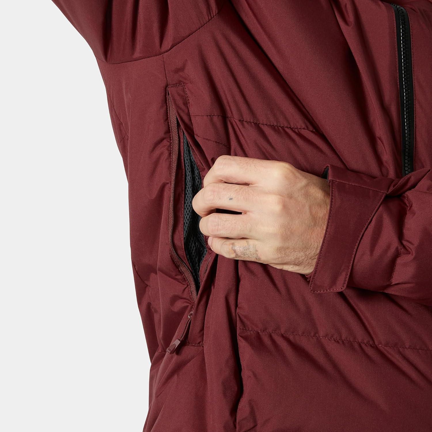 imageHellyHansen KVITFJELL Race Puffy Jacket Mens Warm Protective AthleticInsulated Ski Coat180 Mars Red
