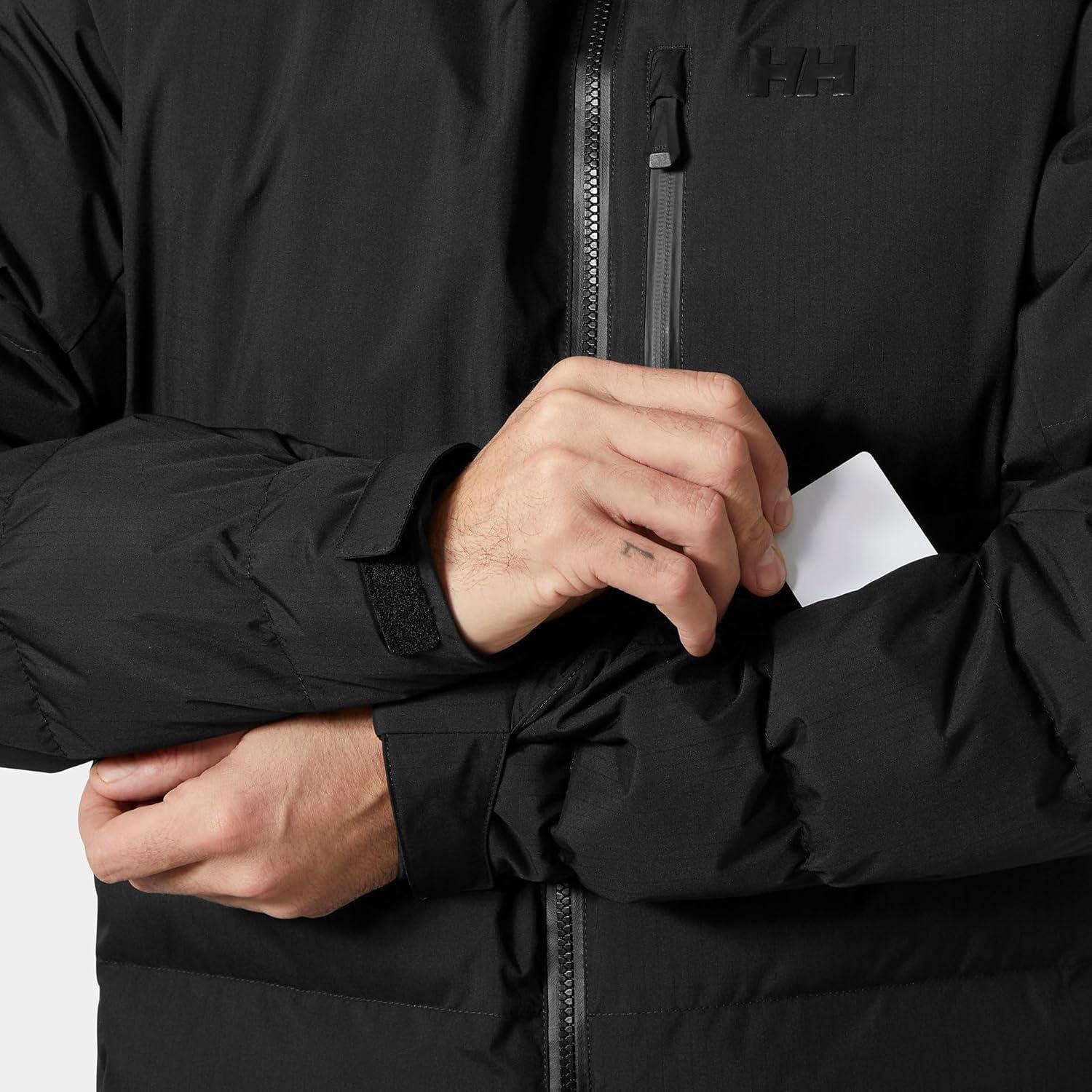 imageHellyHansen KVITFJELL Race Puffy Jacket Mens Warm Protective AthleticInsulated Ski Coat990 Black
