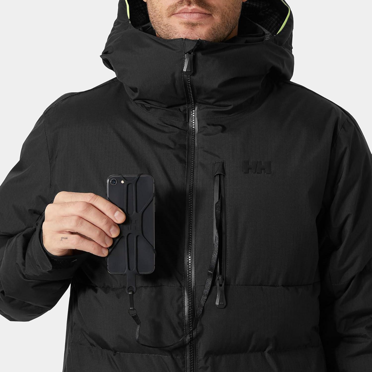 imageHellyHansen KVITFJELL Race Puffy Jacket Mens Warm Protective AthleticInsulated Ski Coat990 Black