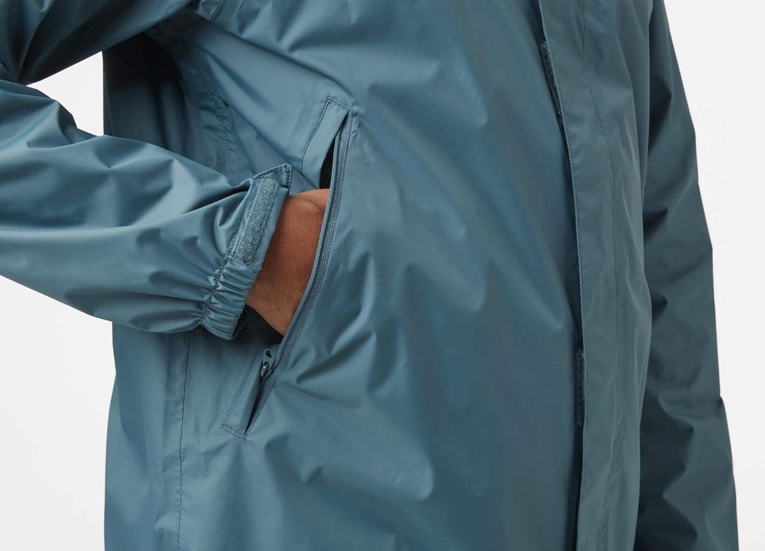 imageHellyHansen Mens Loke Waterproof Windproof Breathable Adventure Hiking Rain Jacket with Hood516 North Teal Blue