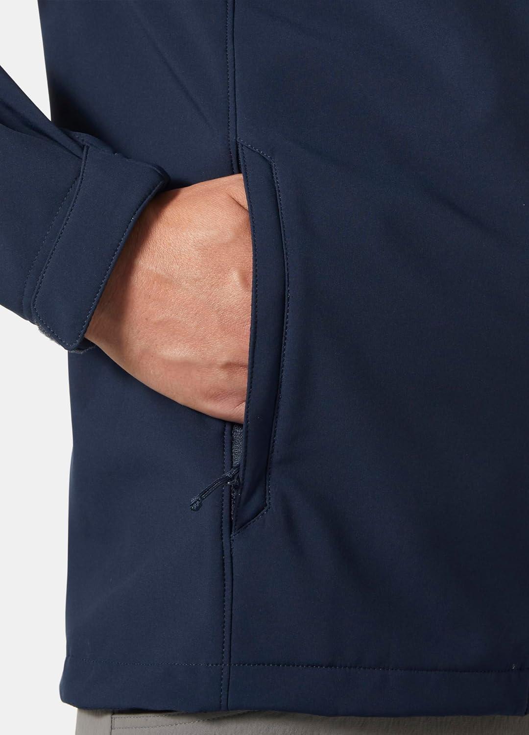 imageHellyHansen Mens Paramount Hooded Softshell Jacket597 Navy