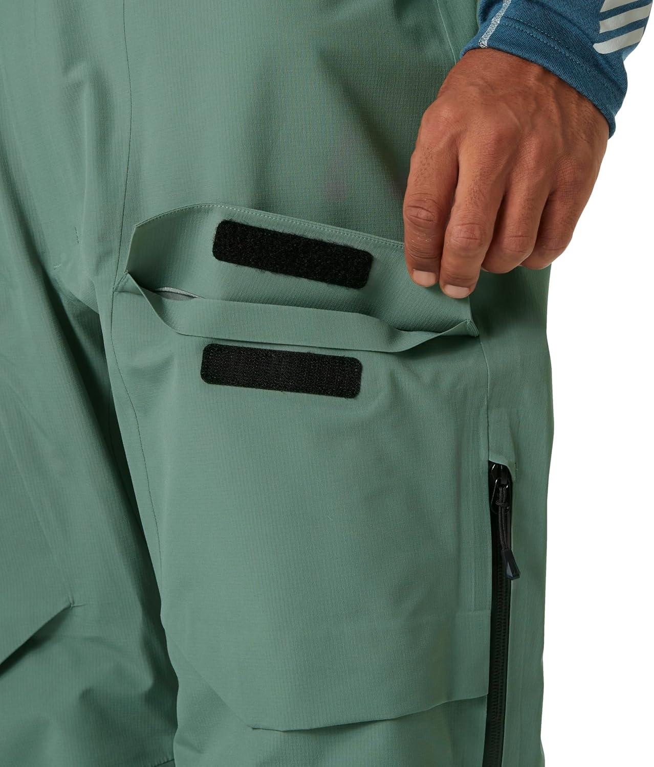 imageHellyHansen Mens Ridge Infinity Bib Shell489 Cactus