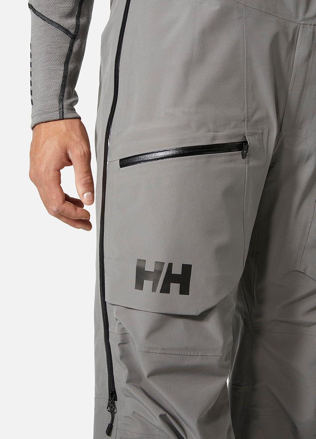 imageHellyHansen Mens Ridge Infinity Bib Shell876 Concrete
