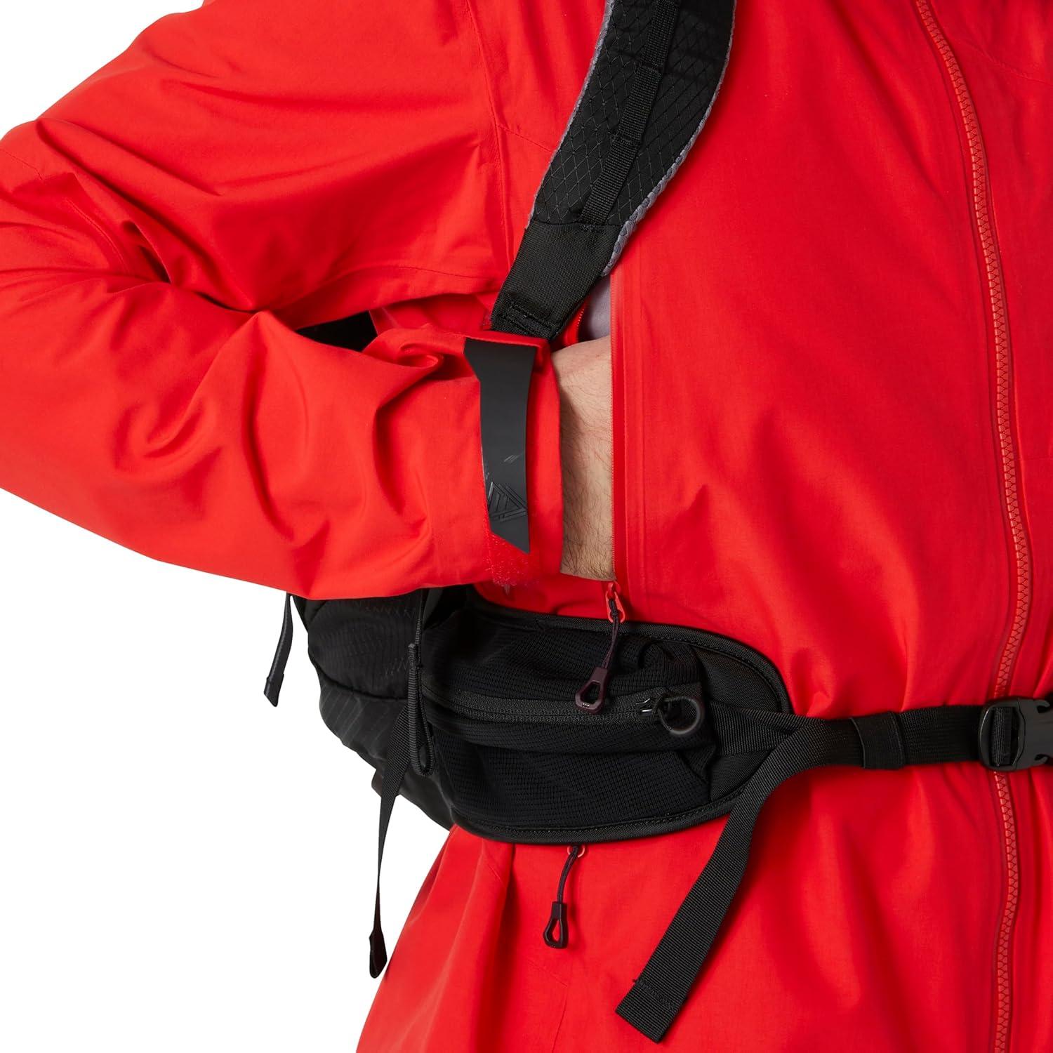 imageHellyHansen Odin 9 Worlds 30 Shell Jacket Mens Waterproof Windproof Breathable Helmet Compatible Recycled Material222 Alert Red