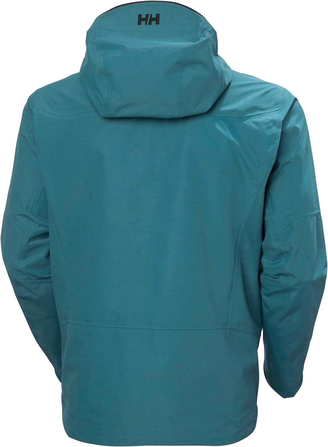 imageHellyHansen Odin 9 Worlds 30 Shell Jacket Mens Waterproof Windproof Breathable Helmet Compatible Recycled Material454 Dark Creek