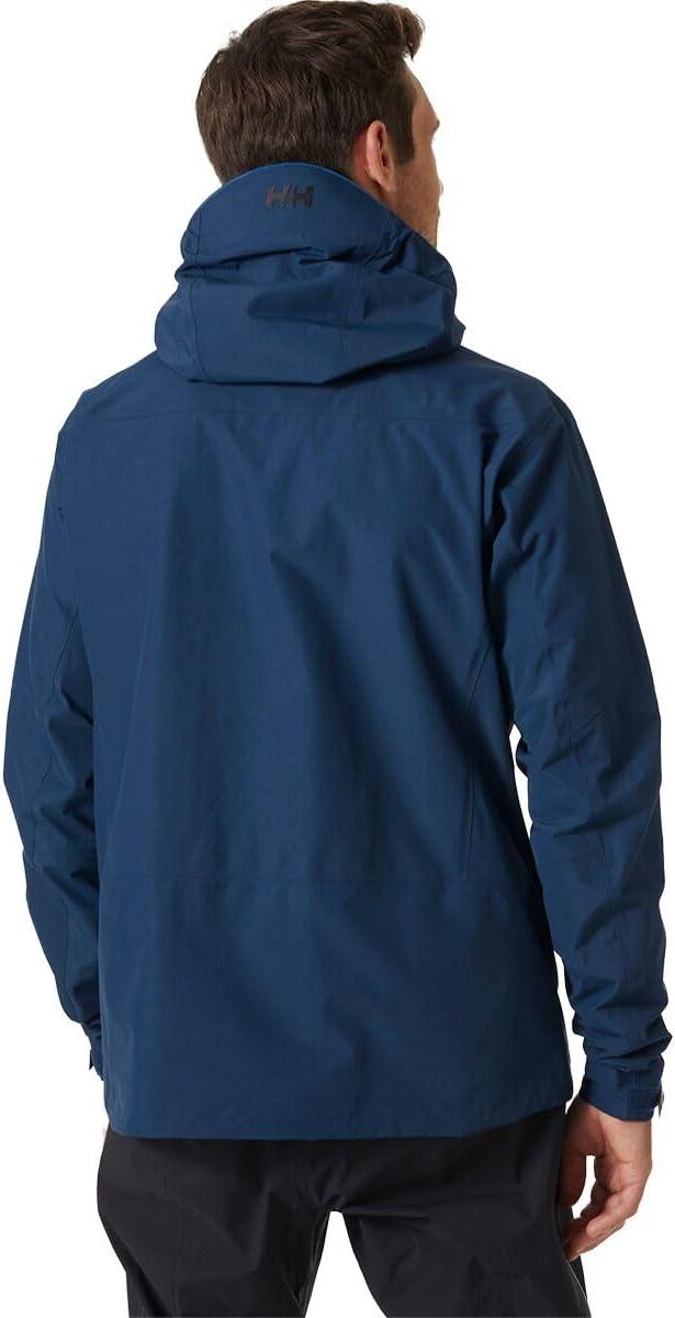 imageHellyHansen Odin 9 Worlds 30 Shell Jacket Mens Waterproof Windproof Breathable Helmet Compatible Recycled Material584 Ocean