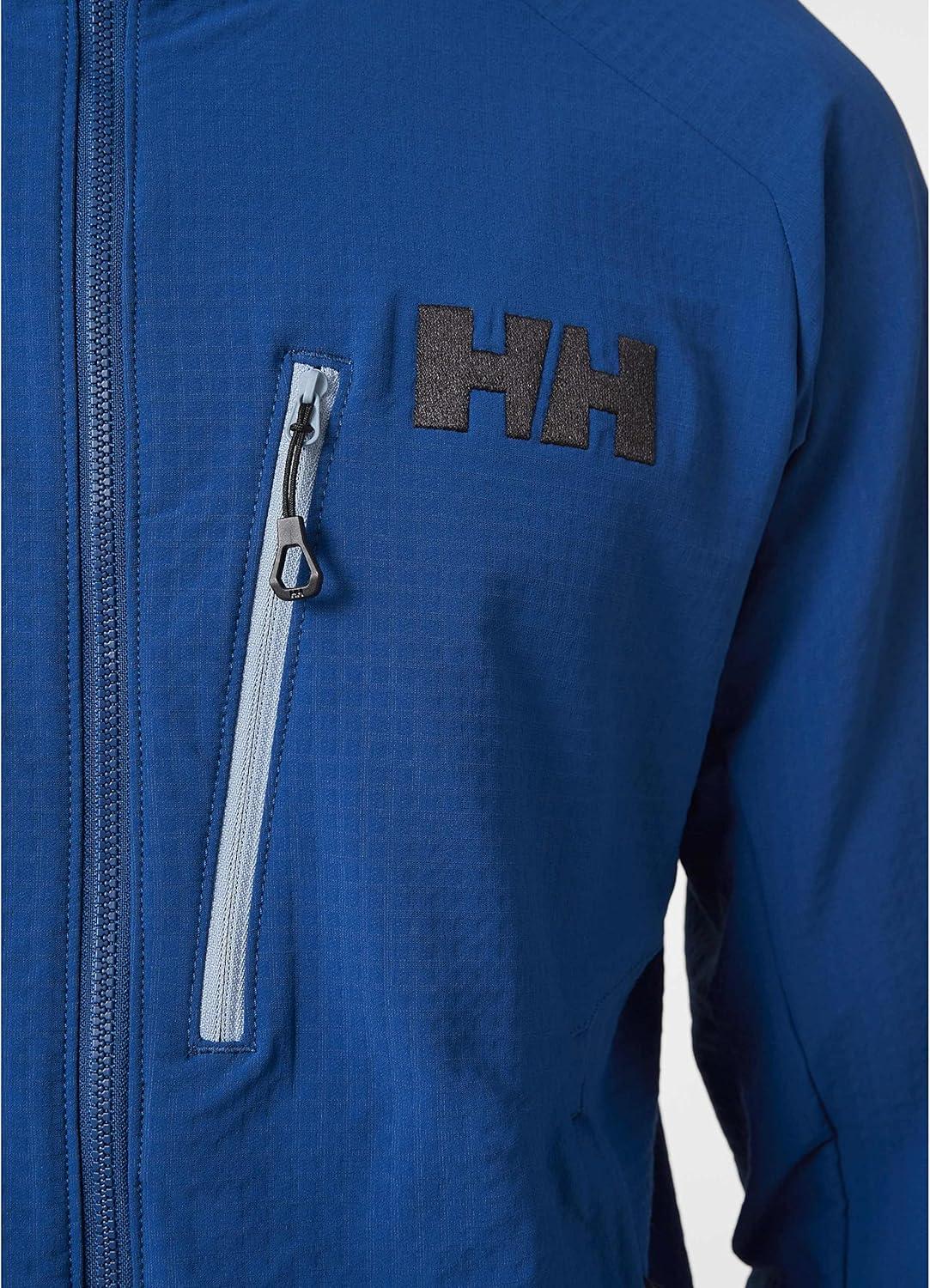 imageHellyHansen Odin Pro Shield Fleece Jacket for Men Lightweight Breathable and Durable606 Deep Fjord