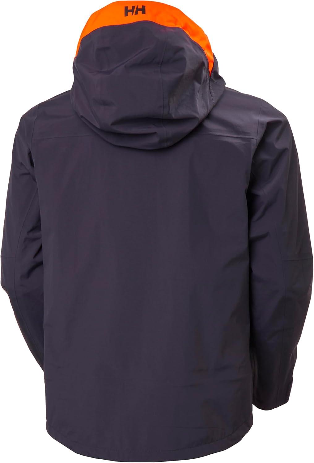 imageHellyHansen Sogn Shell 20 Jacket for Men Premium Waterproof SkiingJacket with Breathable Fabric Ideal for Winter Sport660 Black Grape