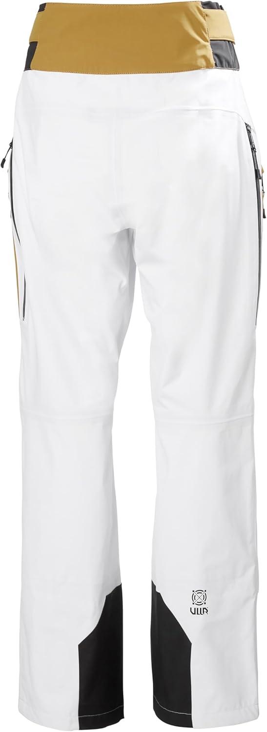 imageHellyHansen Sogn Shell Pant Womens High Waist Adjustable Snow Pant Waterproof Skiing Pants with Cargo Pockets001 White