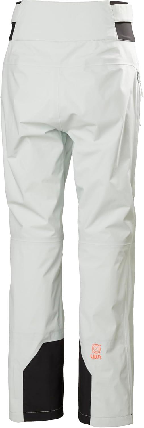 imageHellyHansen Sogn Shell Pant Womens High Waist Adjustable Snow Pant Waterproof Skiing Pants with Cargo Pockets403 Seafoam