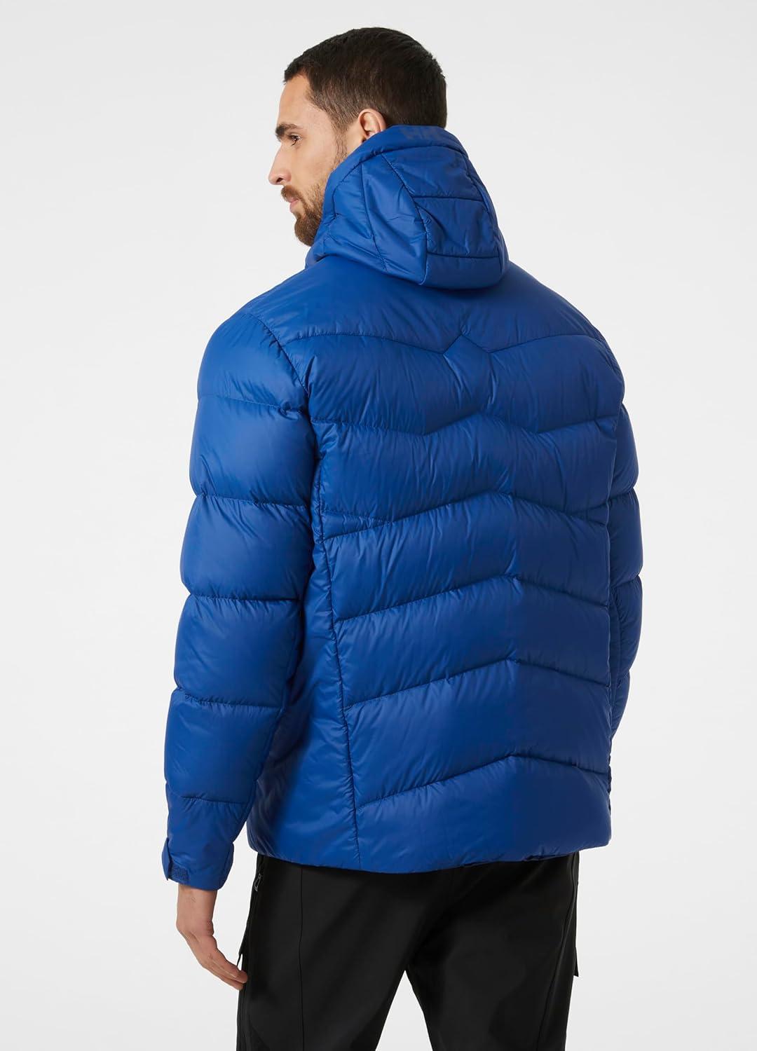 imageHellyHansen Verglas Icefall Down Jacket Mens Winter Down Jacket With Primaloft Adjustable Wind Skirt Bluesign Certified606 Deep Fjord