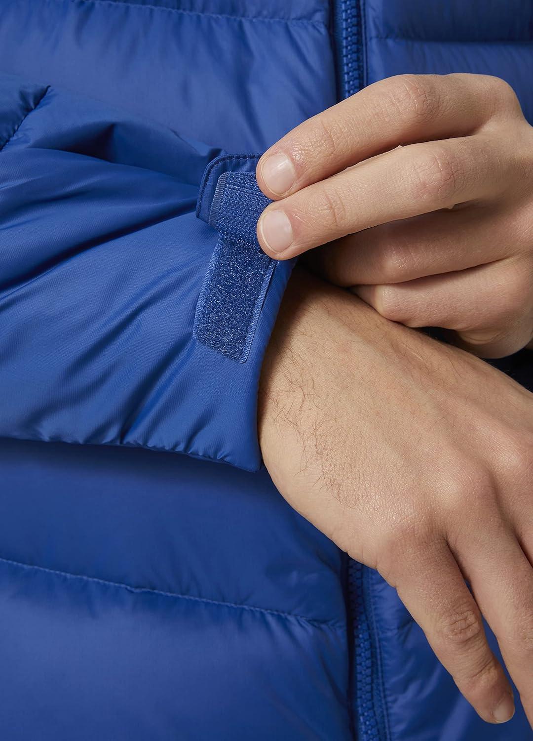 imageHellyHansen Verglas Icefall Down Jacket Mens Winter Down Jacket With Primaloft Adjustable Wind Skirt Bluesign Certified606 Deep Fjord