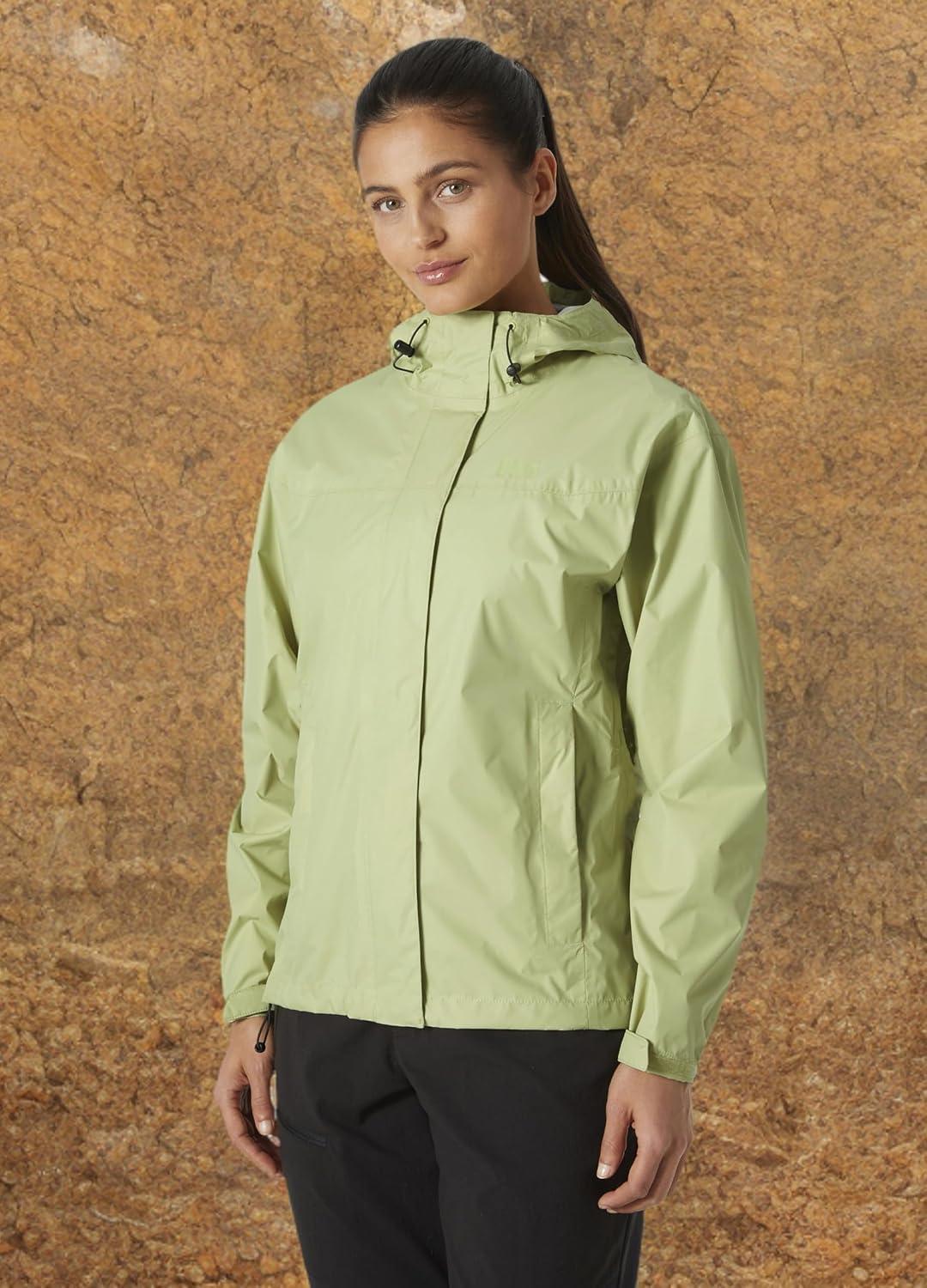 imageHellyHansen Womens Loke Waterproof Shell Jacket498 Iced Matcha