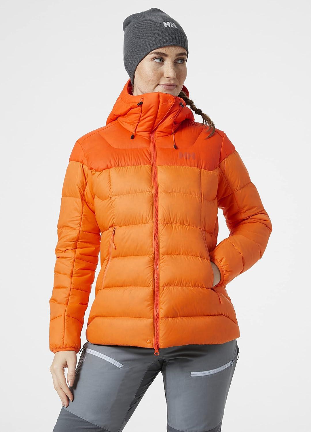 imageHellyHansen Womens Verglas Glacier Down Jacket226 Bright Orange Poppy Orange
