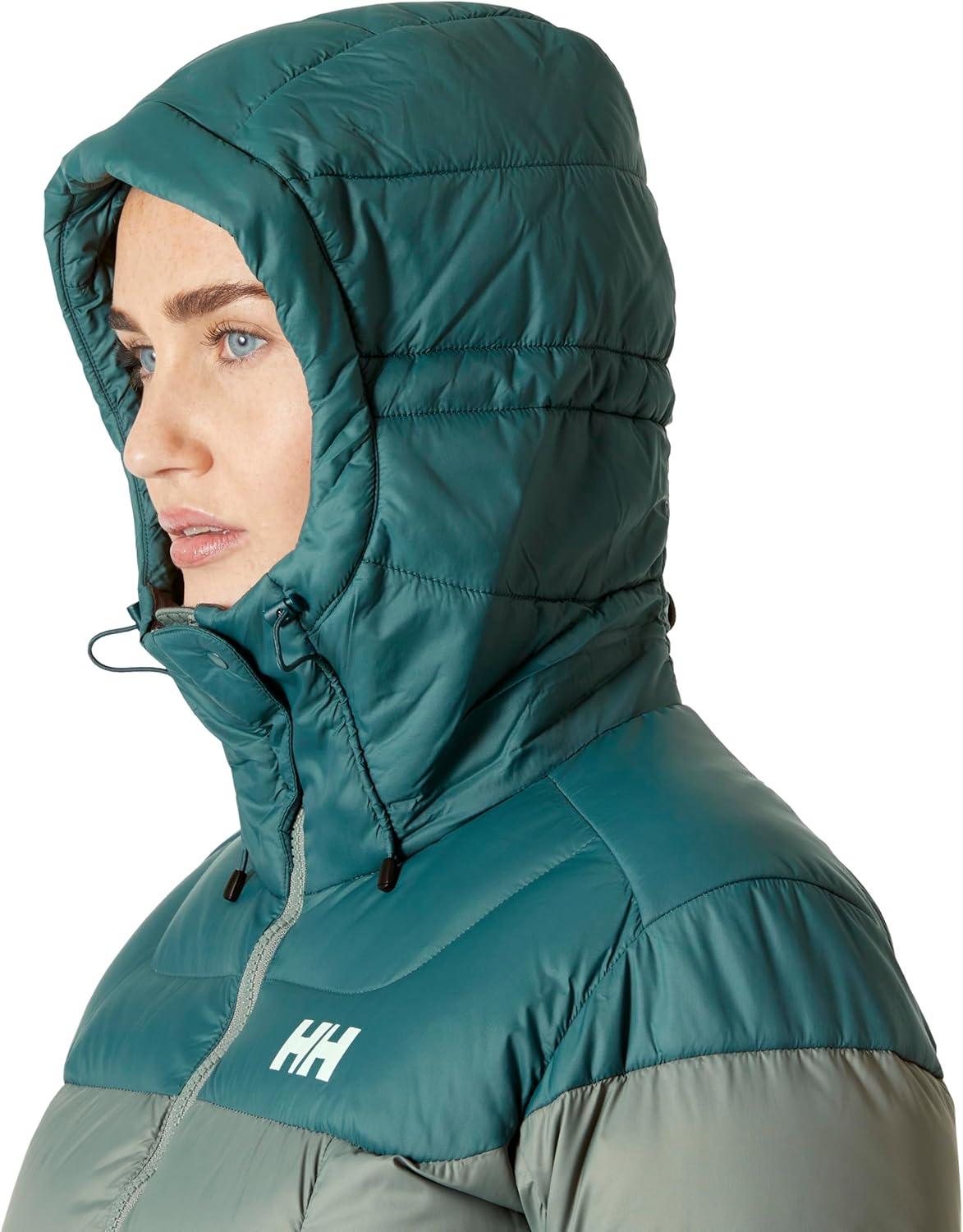 imageHellyHansen Womens Verglas Glacier Down Jacket485 Grey Cactus Dark Creek