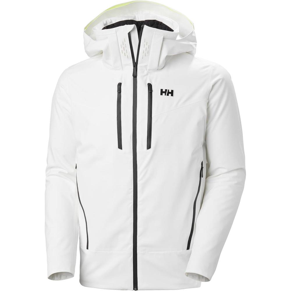 imageHelly Hansen Steilhang 20 Jacket Mens SkiingJackets Seam Sealed 4Way Stretch Ventilated With Dual Chest Pockets001 White